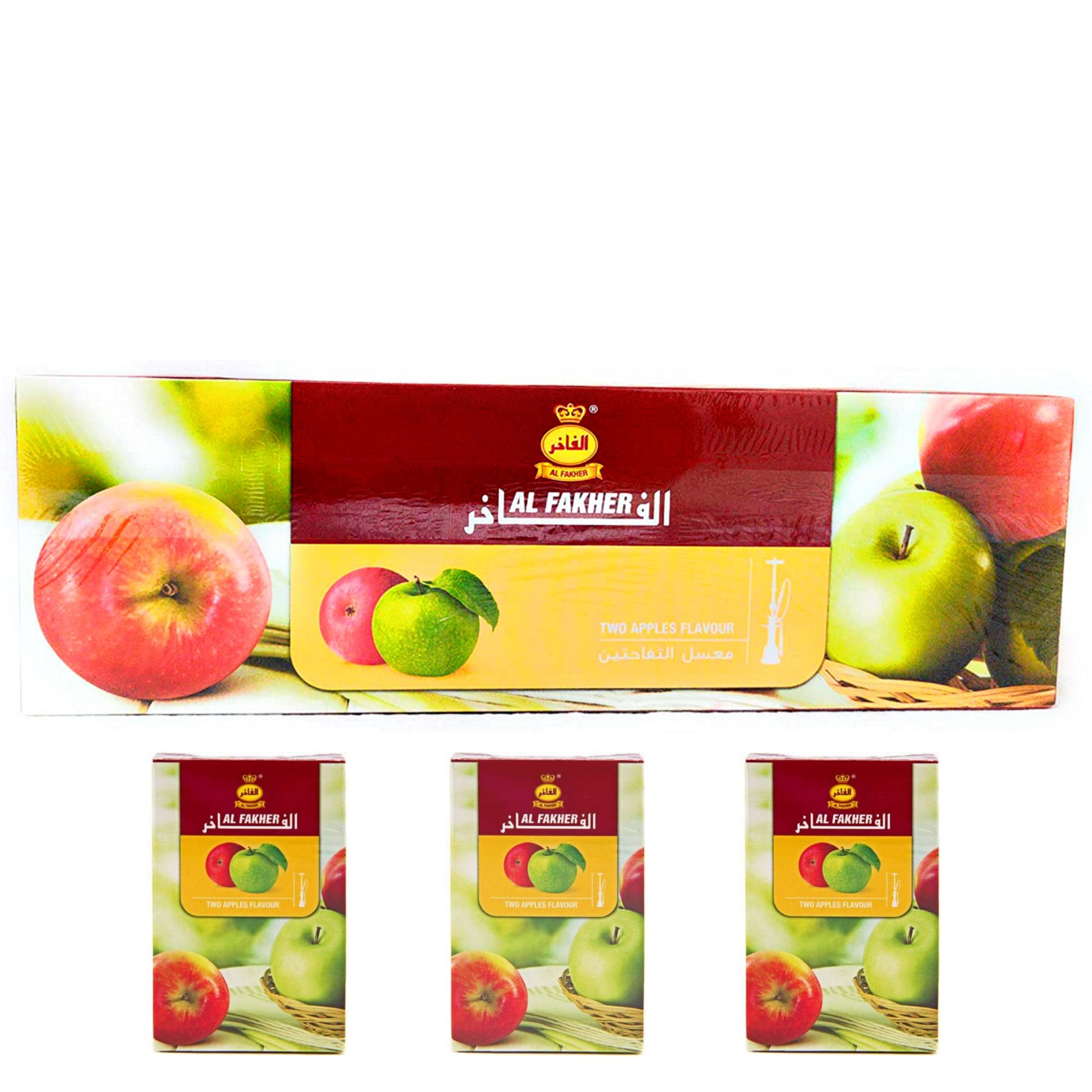 Al Fakher Double Apple Box of 10 Flavours – 𝐀𝐋 𝐒𝐇𝐀𝐘𝐙